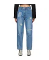 Ader Error Make Old Jeans With Logo In Blue