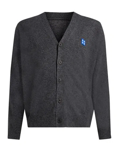 Ader Error Man Cardigan Grey Size S Wool, Cotton