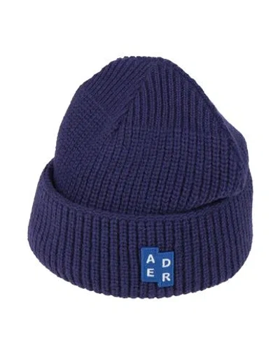 Ader Error Man Hat Purple Size Onesize Wool, Nylon