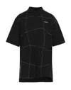 Ader Error Check-print Shirt In Black
