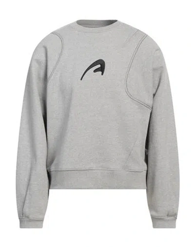 Ader Error Gray A-peec Sweatshirt In Grey