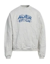 ADER ERROR ADER ERROR MAN SWEATSHIRT LIGHT GREY SIZE L COTTON, POLYESTER