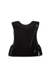 Ader Error Multi-zip Backpack In Black