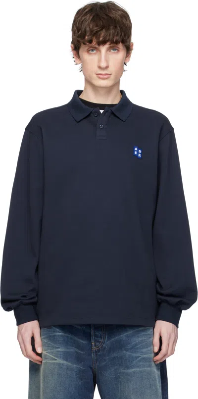 ADER ERROR NAVY SIG; TRS TAG 04 POLO