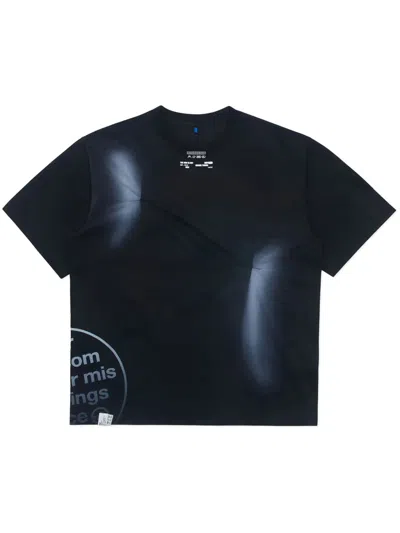 Ader Error Nowia Jersey T-shirt In Black