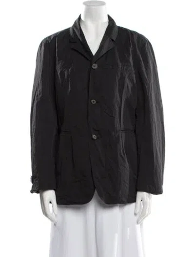 Pre-owned Ader Error Nylon Blazer In Black