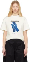 Ader Error Off-white 0114 T-shirt In Off White