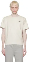 Ader Error Off-white Dancy T-shirt In Oatmeal