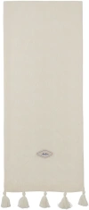 Ader Error Off-white Fluic Scarf In Ivory