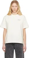 Ader Error Off-white Sig; 01 Tag T-shirt In Off White
