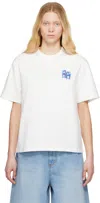 Ader Error White Gemma T-shirt In Off White