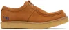 Ader Error Orange Lace-up Oxfords In Brown