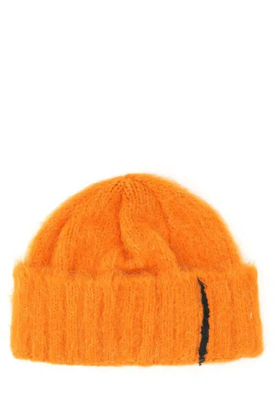 ADER ERROR ORANGE RIVINGTON BEANIE HAT