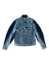 Ader Error Long Sleeve Denim Jacket In Blue