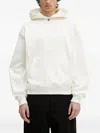 Ader Error Panelled-fabric Hoodie In White