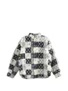 Ader Error Patchwork Fringed Shirt In Multi
