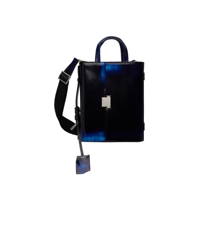 Ader Error Patent Leather Tote In Black