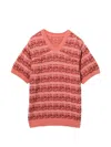 Ader Error Patterned Short-sleeves Top In Multi