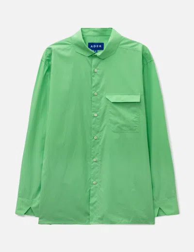 Ader Error Pind Shirt In Green/绿色/綠色/그린/グリーン