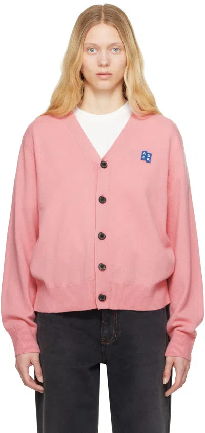 ADER ERROR PINK SIG; BL TAG 01 CARDIGAN
