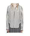 Ader Error Black & White Product. 54 Shirt In Black/white