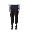 Ader Error Pleated Casual Pants In Grey