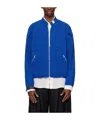 Ader Error Pleated Pilot Jacket In Blue