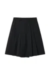 Ader Error Pleated Shorts In Black