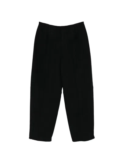 Ader Error Pleated Wool Trousers In Black