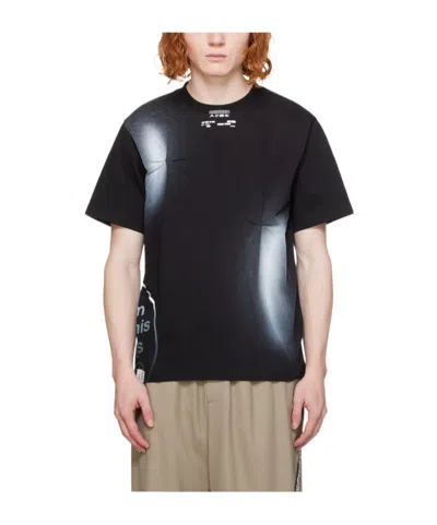 Ader Error Printed T-shirt In Black