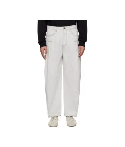 Ader Error Product. 75 Jeans In White