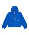 Ader Error Realce Hoodie Zip-up In Blue