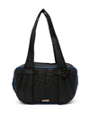 Ader Error Black Jacquard Tote In Black