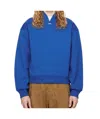 Ader Error Rib Knitted Pullover In Blue