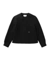 Ader Error Round-collar Casual Jacket In Black