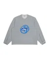 Ader Error Round Neck Knitted T-shirt In Gray