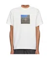 Ader Error Round Neck Short Sleeve T-shirt In White
