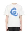 Ader Error Round Neck Short Sleeve T-shirt In White