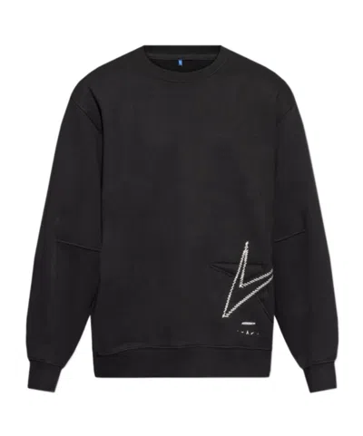 Ader Error Round-neck Sweater In Black