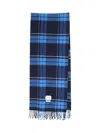 Ader Error Faylen Muffler Wool Scarf In Blue
