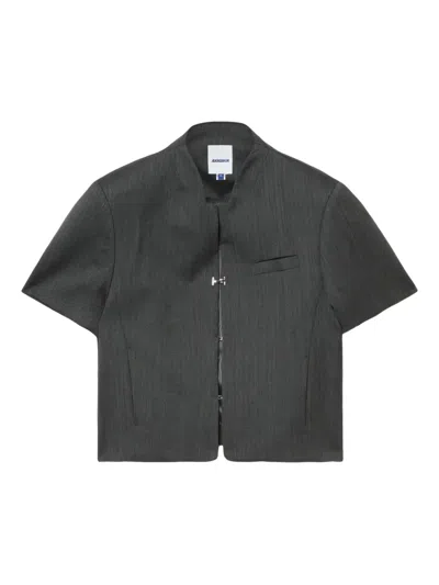 Ader Error Short-sleeve Cropped Jacket