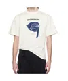 Ader Error Off-white Printed Graphic T-shirt In Off-white