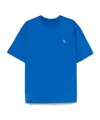Ader Error Short-sleeved Crew Neck T-shirt In Blue
