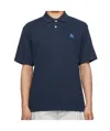 Ader Error Short-sleeved Polo Shirt In Navy Blue