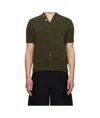 Ader Error Short-sleeved Sweater In Black/green