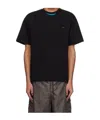 Ader Error Short-sleeved T-shirt In Black