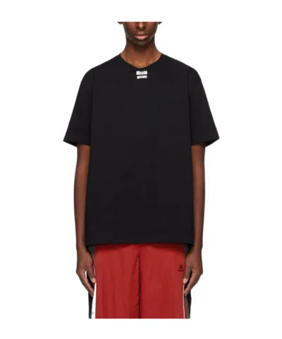 Ader Error Short-sleeved T-shirt In Black