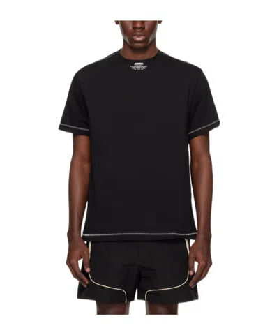 Ader Error Short-sleeved T-shirt In Black
