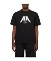 Ader Error Short-sleeved T-shirt In Black