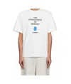 Ader Error White Blue Net Product. 49 T-shirt In White